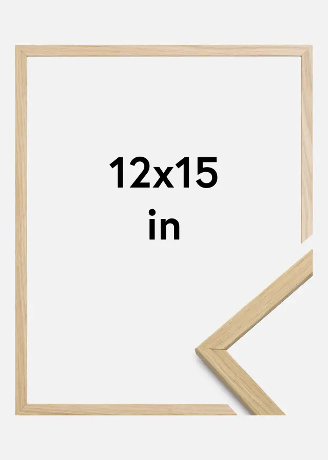 Moldura Edsbyn Vidro acrílico Carvalho 12x15 inches (30,48x38,1 cm)