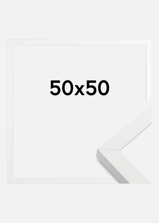Moldura Amanda Caixa Branco 50x50 cm