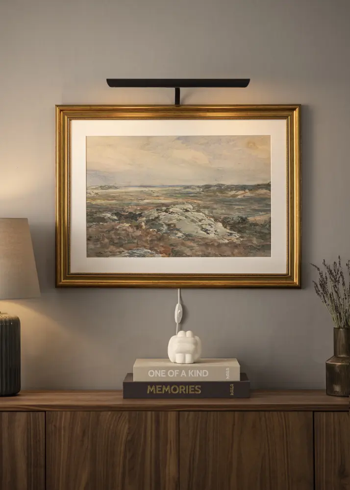 Eklunds Uno 2 iluminação para quadros - Preto