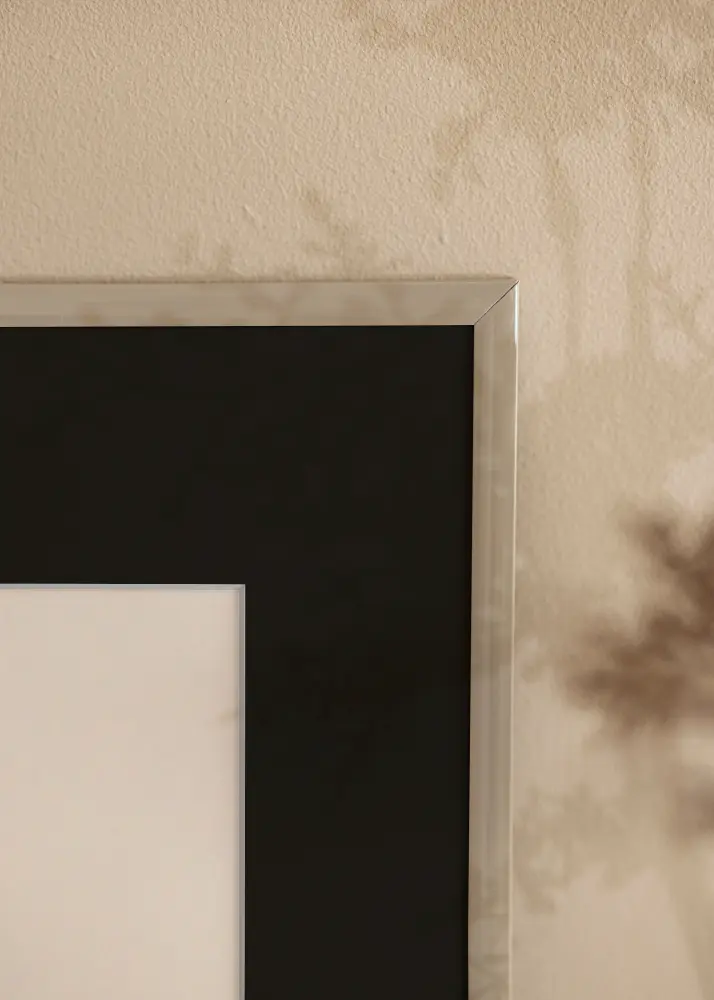 Moldura New Lifestyle Earth Grey 40x50 cm - Passe-partout Preto 30x40 cm