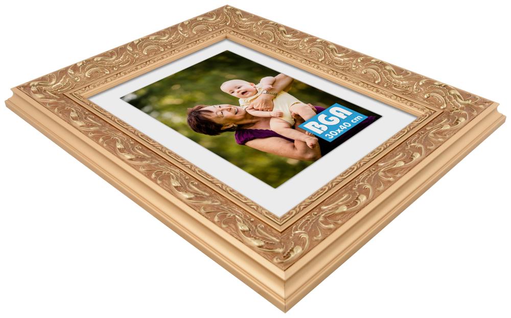 Moldura Gränna Dourado/Cobre - Tamanho personalizável