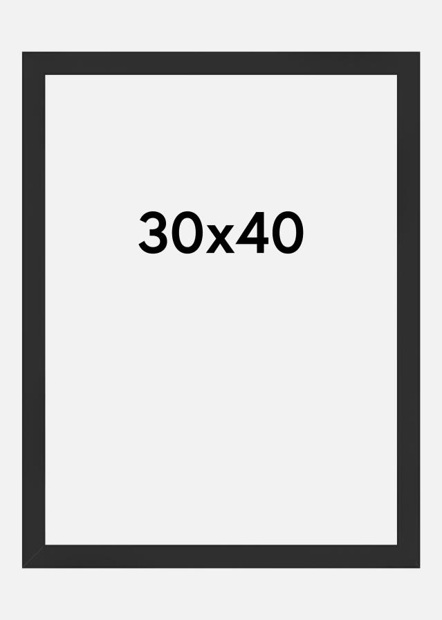 Moldura Liv Vidro acrílico Preto 30x40 cm