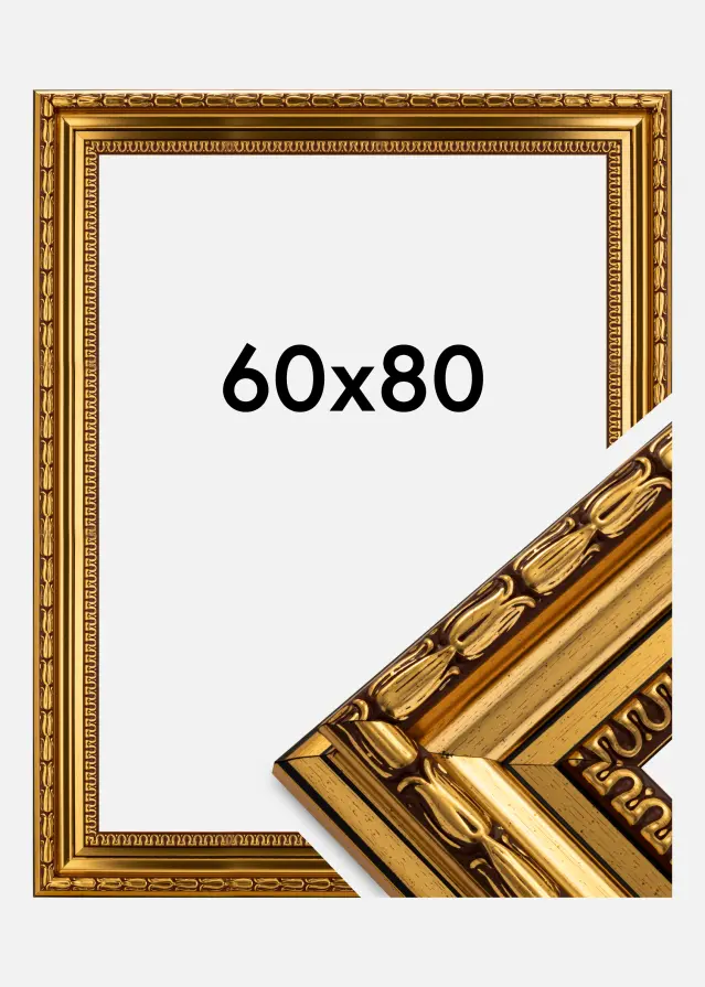 Moldura Birka Premium Dourado 60x80 cm