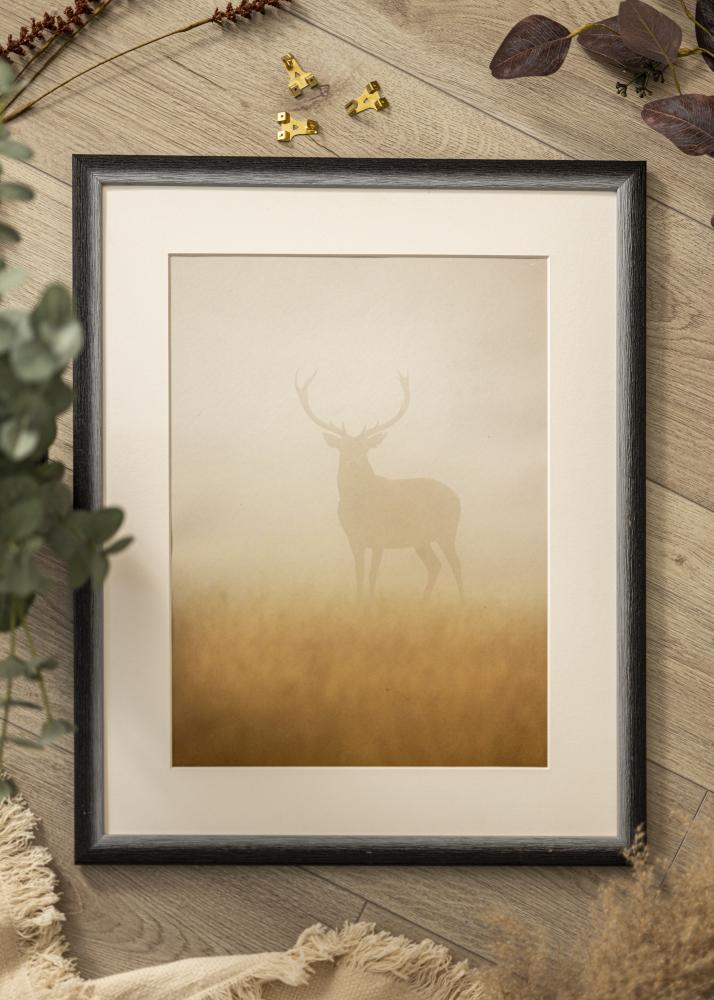 Moldura Cornwall Preto - Tamanho personalizável