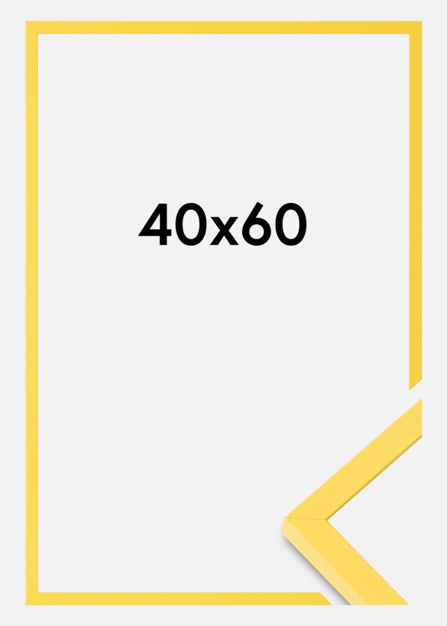 Colorful Vidro acrílico Amarelo 40x60 cm