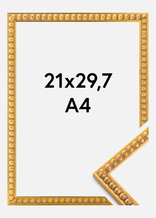 Moldura Sylvia Dourado 21x29,7 cm (A4)