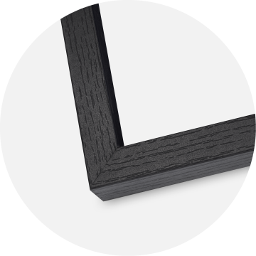 BGA Moldura caixa Vidro acrílico Preto 21x29,7 cm (A4)
