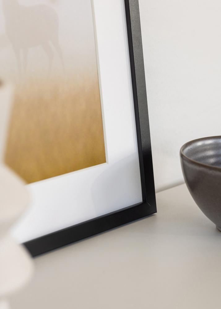 Moldura Trendy Vidro Acrílico Preto 35x35 cm