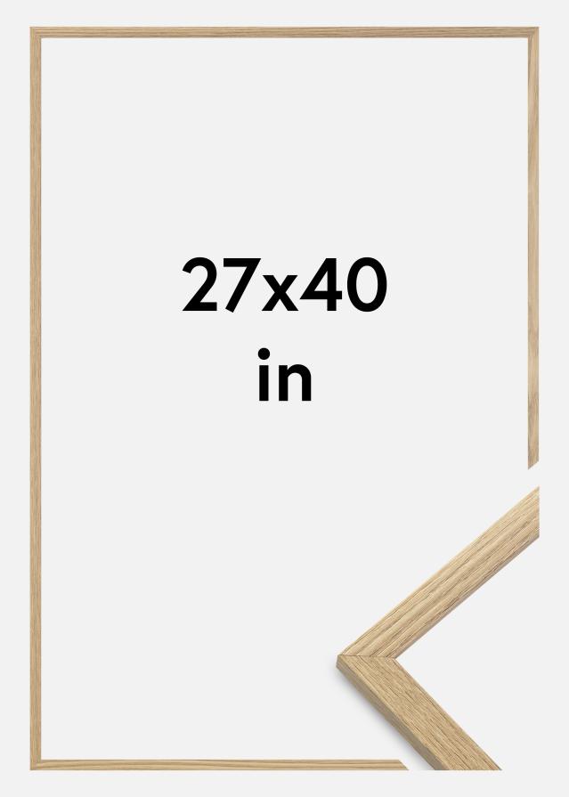 Moldura Trendy Vidro Acrílico Carvalho 27x40 inches (68,58x101,6 cm)