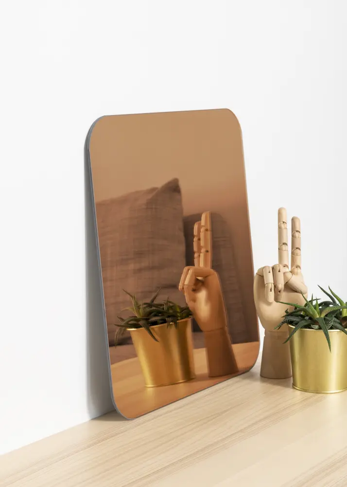 KAILA Espelho Square Rose Gold 40x40 cm