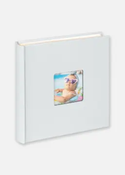 Fun Álbum de bebé Azul - 30x30 cm (100 Páginas brancas/50 folhas)