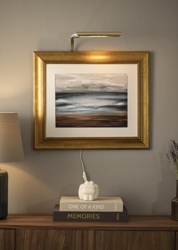 Eklunds Uno 1 iluminação para quadros 24 cm - Latão