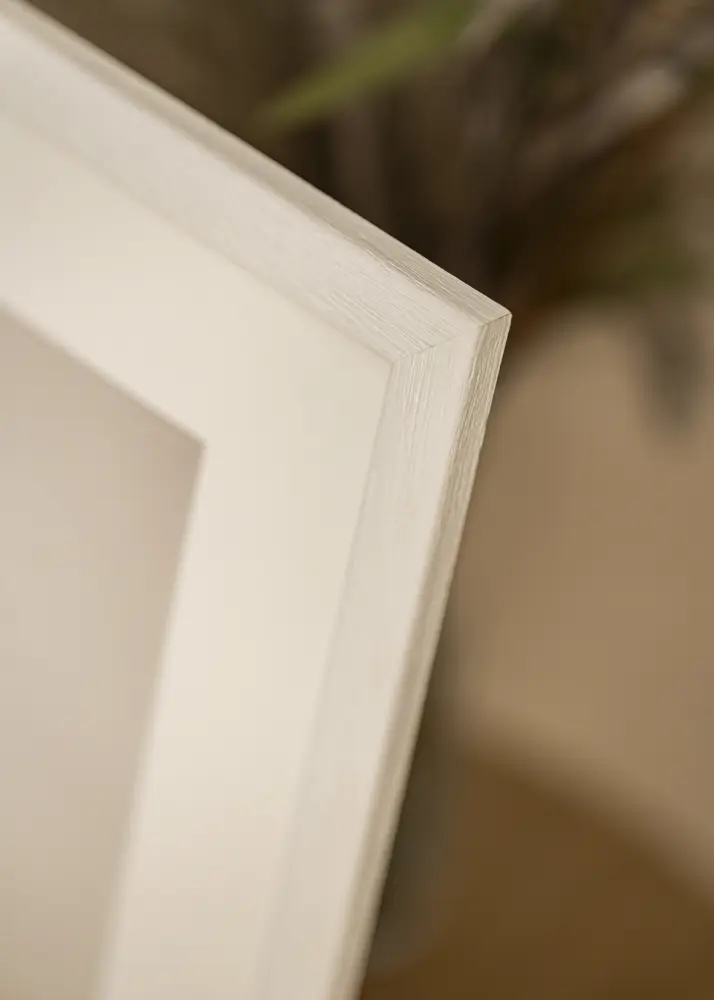 Moldura Cornwall Branco - Tamanho personalizável