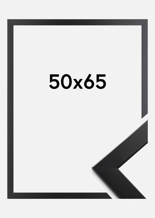 Moldura Trendline Vidro acrílico Preto 50x65 cm