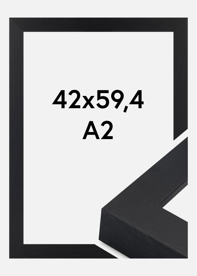 Moldura Wells Vidro acrílico Preto 42x59,4 cm (A2)
