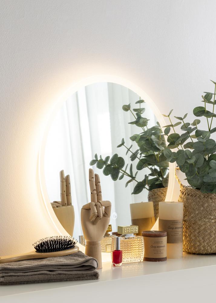 KAILA Espelho Frost LED 50 cm Ø