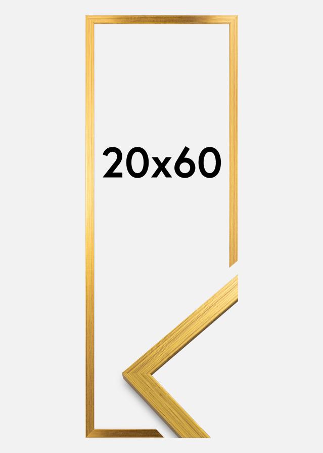 Moldura Edsbyn Vidro acrílico Dourado 20x60 cm