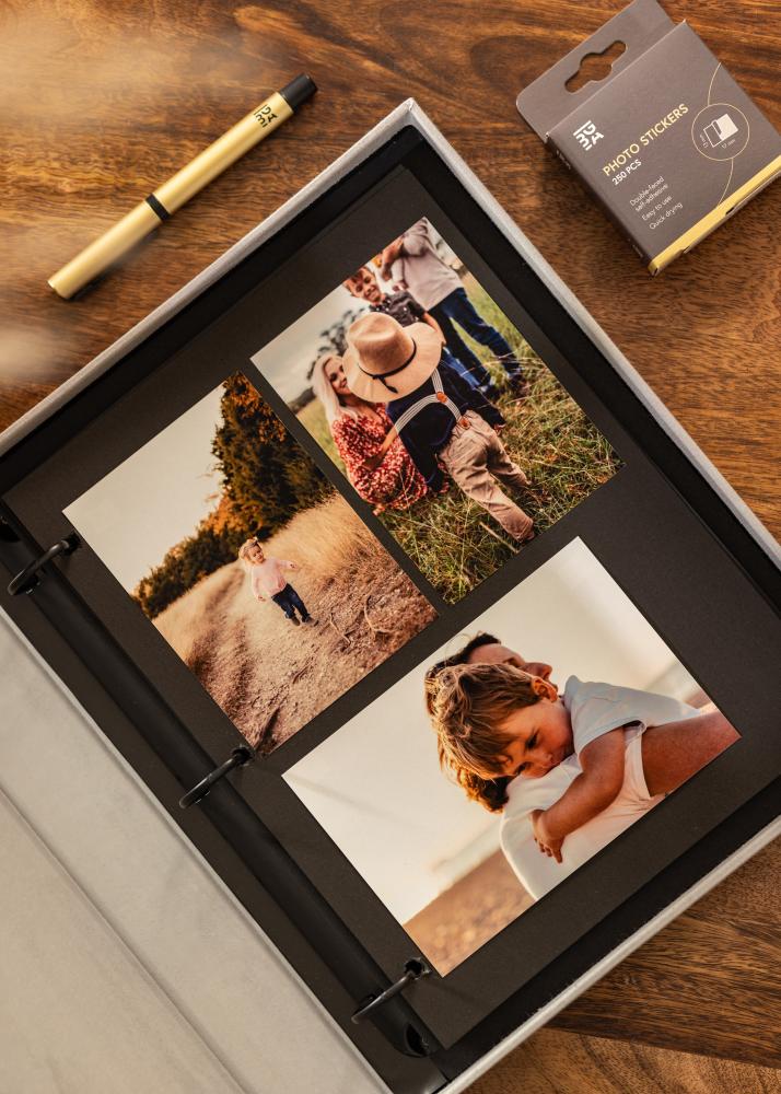 KAILA HO'OMANA'O - Coffee Table Photo Álbum (60 Páginas pretas / 30 folhas)