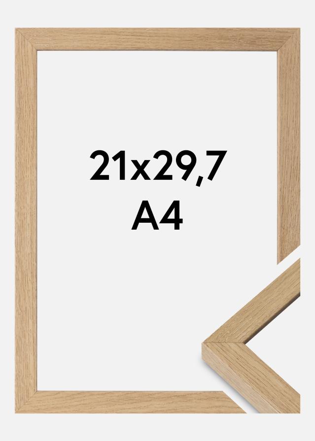 Moldura Hermes Vidro acrílico Natural Oak 21x29,7 cm (A4)