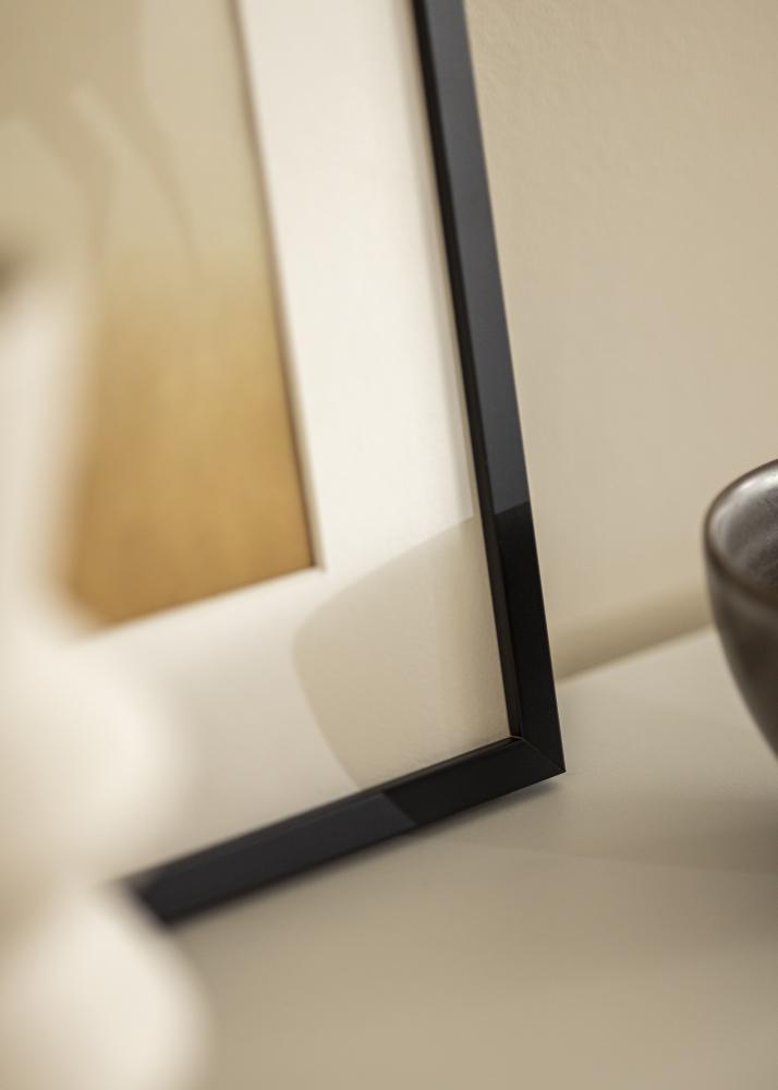 Moldura E-Line Vidro acrílico Preto 50x50 cm