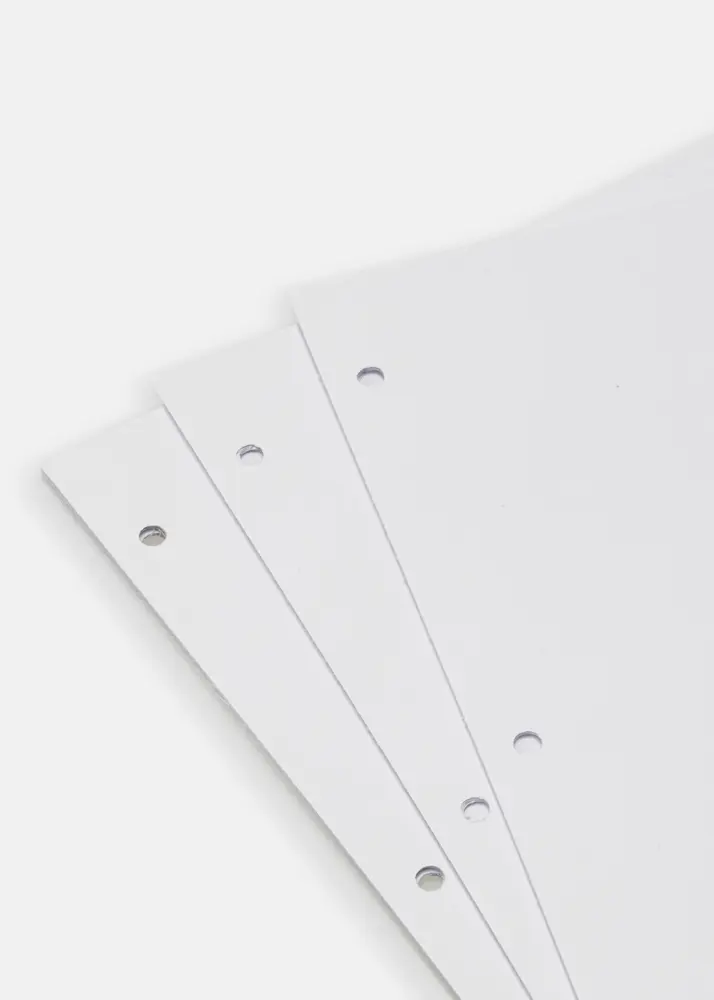 Folhas para álbuns para KAILA Coffee Table Photo Album - Conjunto de 10 Branco