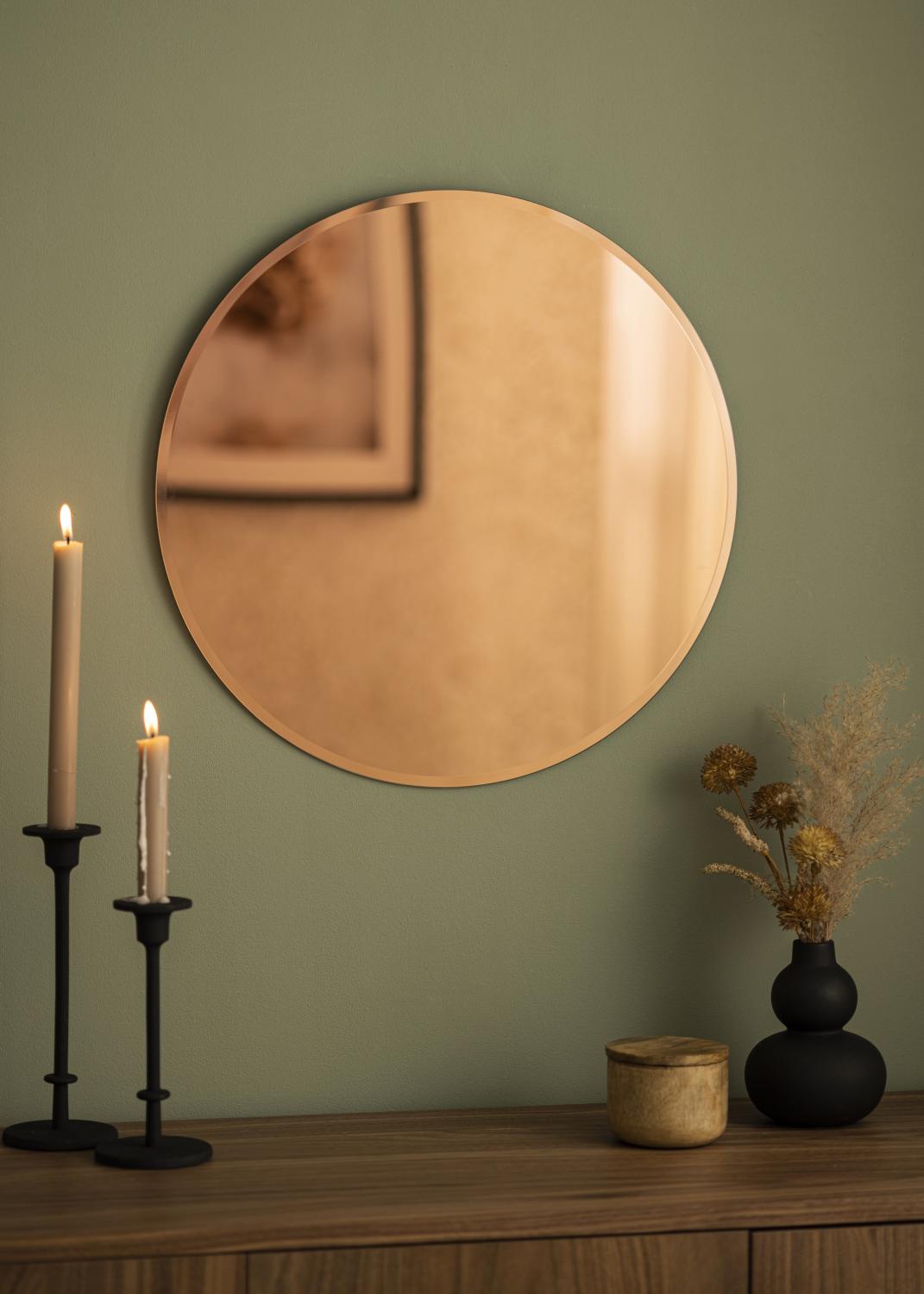 Product Image for KAILA Redondo Espelho Rose Gold Deluxe 50 cm Ø