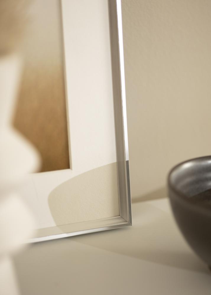 Moldura Desire Vidro acrílico Prateado 13x18 cm