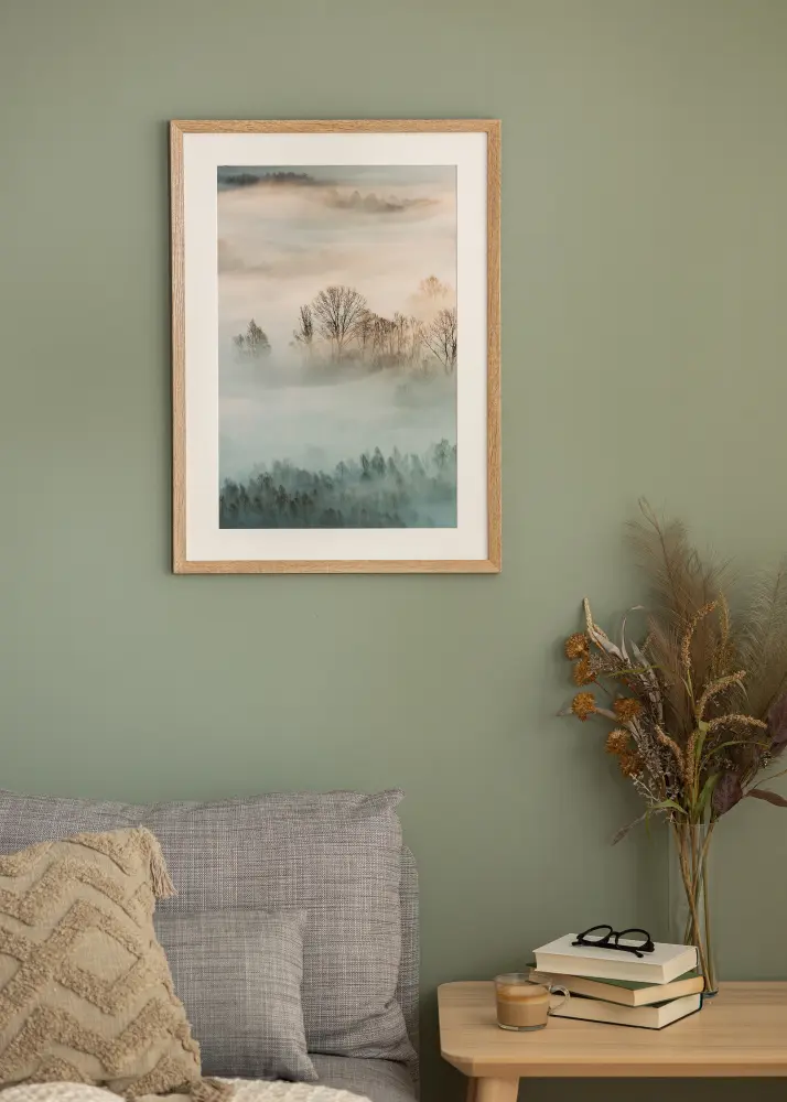 Moldura Fiorito Vidro acrílico Carvalho-claro 59,4x84 cm (A1)