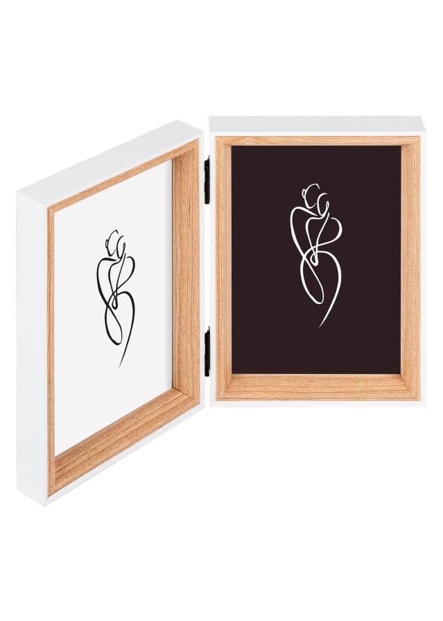 Silhouette Moldura dobrável Carvalho 10x15 cm - 2 imagens