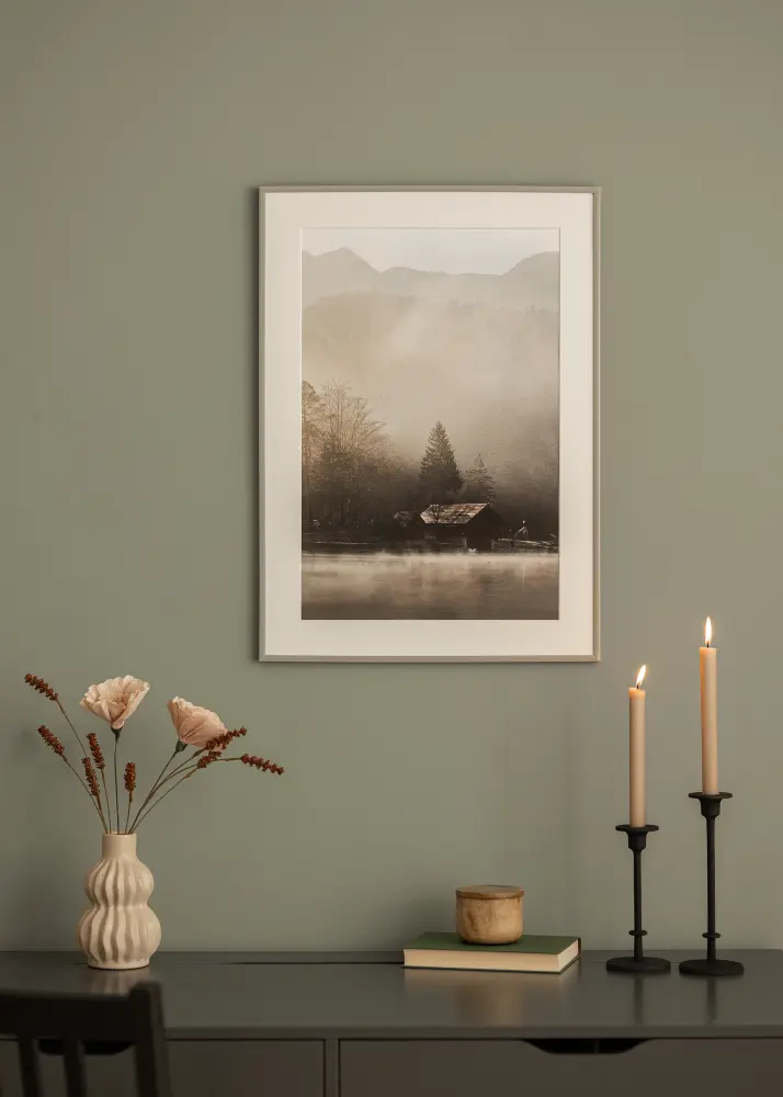 Moldura New Lifestyle Vidro acrílico Earth Grey 42x59,4 cm (A2)