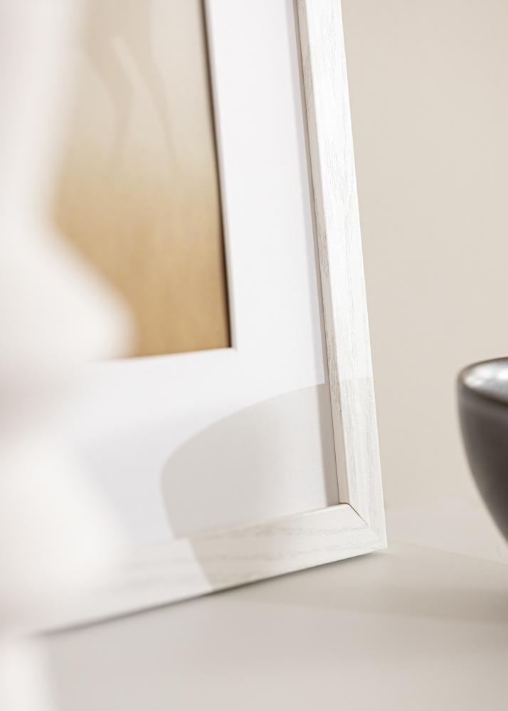 Moldura Stilren Vidro acrílico White Oak 40x60 cm