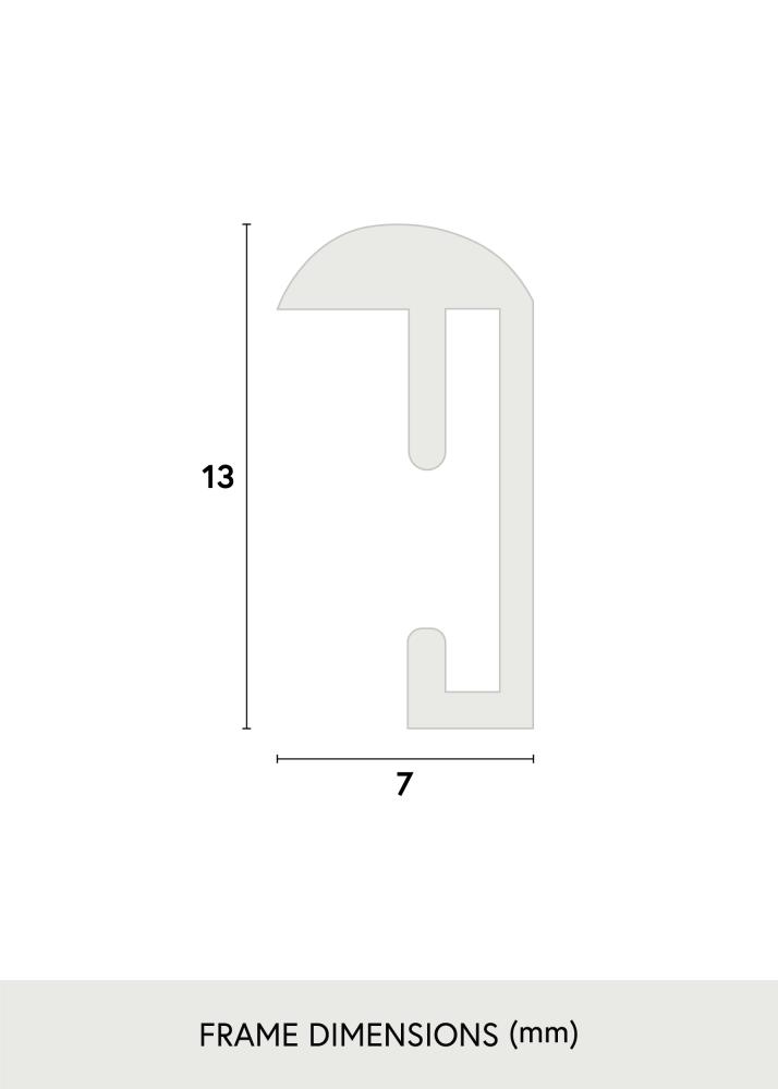 Moldura Can-Can Prateado 40x40 cm