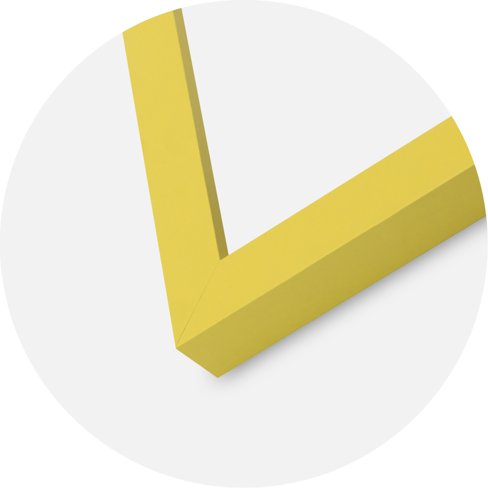 Moldura Selection Vidro acrílico Yellow 40x40 cm