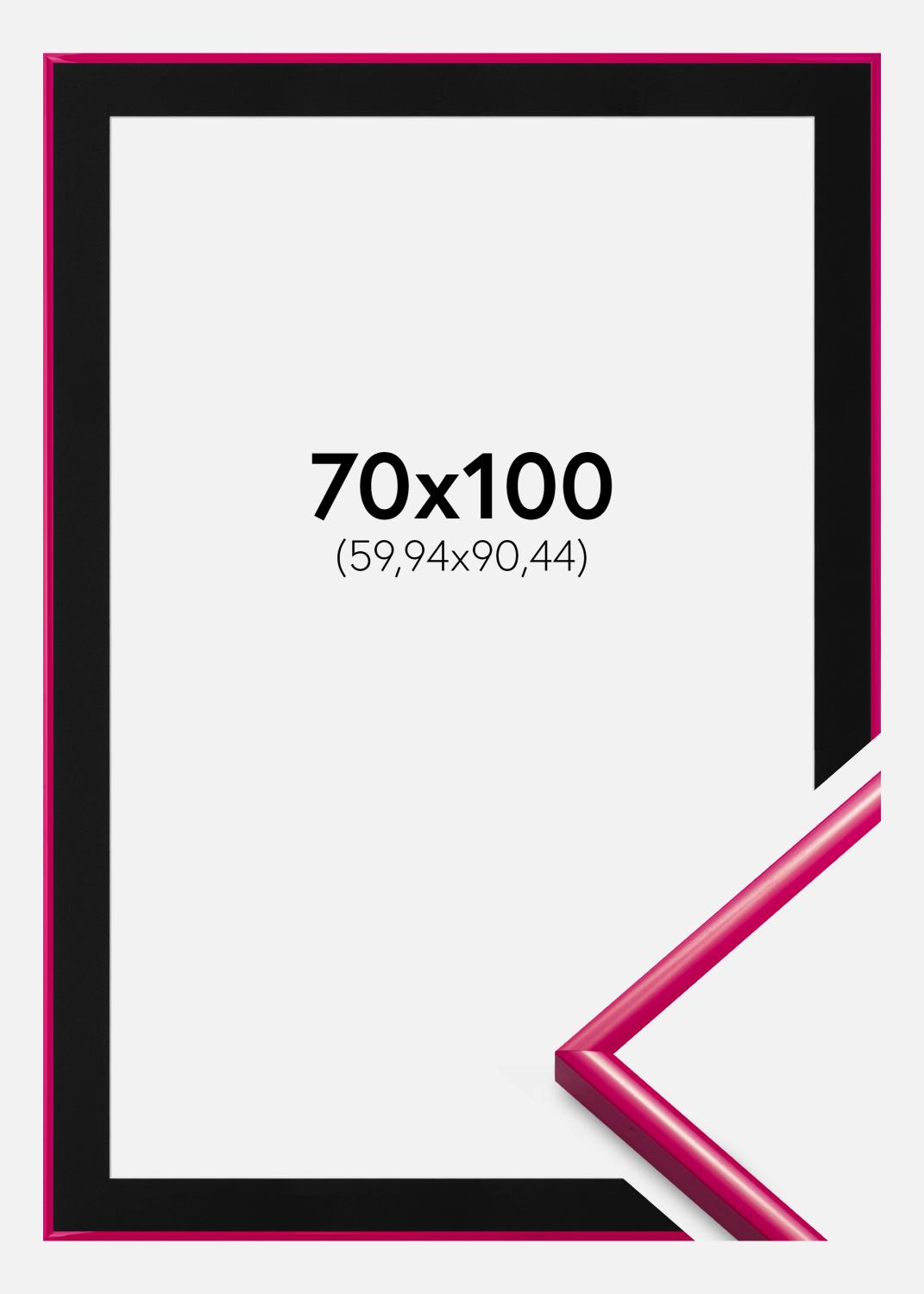 Product Image for Moldura New Lifestyle Rosa-escuro 70x100 cm - Passe-partout Preto 24x36 inches