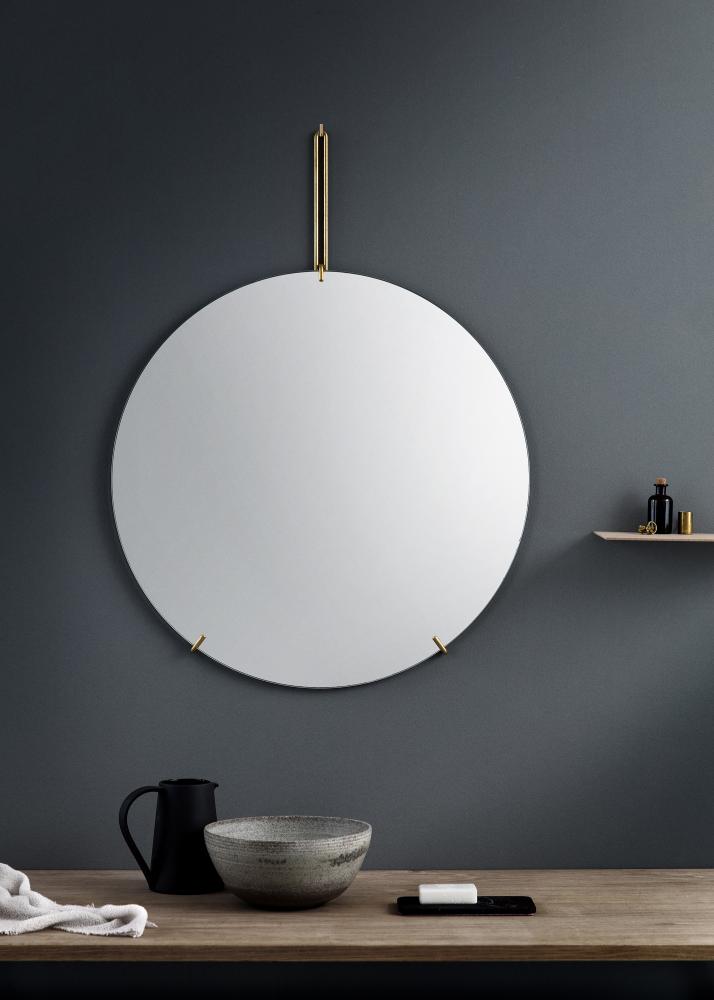 Moebe Wall Mirror Mässing 50 cm Ø