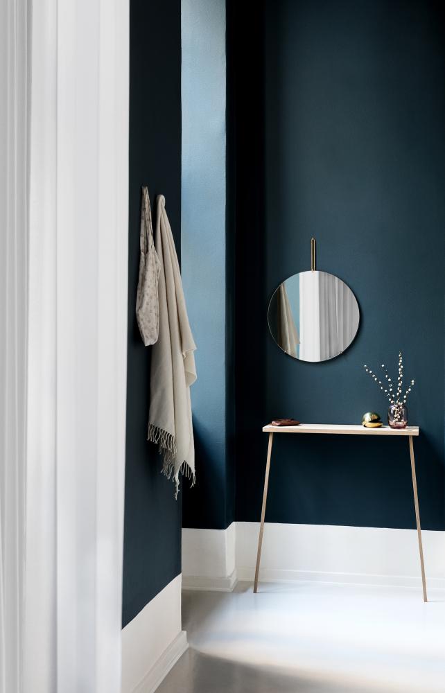 Moebe Wall Mirror Mässing 50 cm Ø