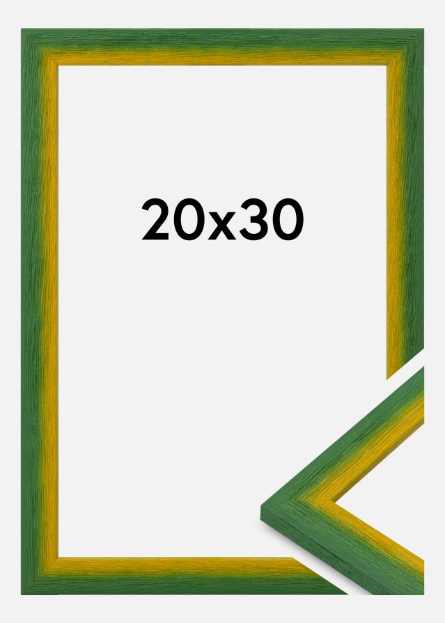Moldura Cornwall Vidro acrílico Verde 20x30 cm