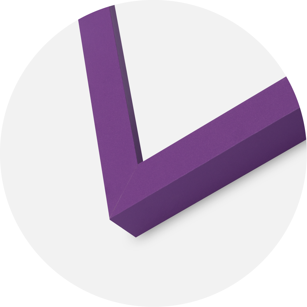 Moldura Selection Vidro acrílico Deep Lilac 40x40 cm