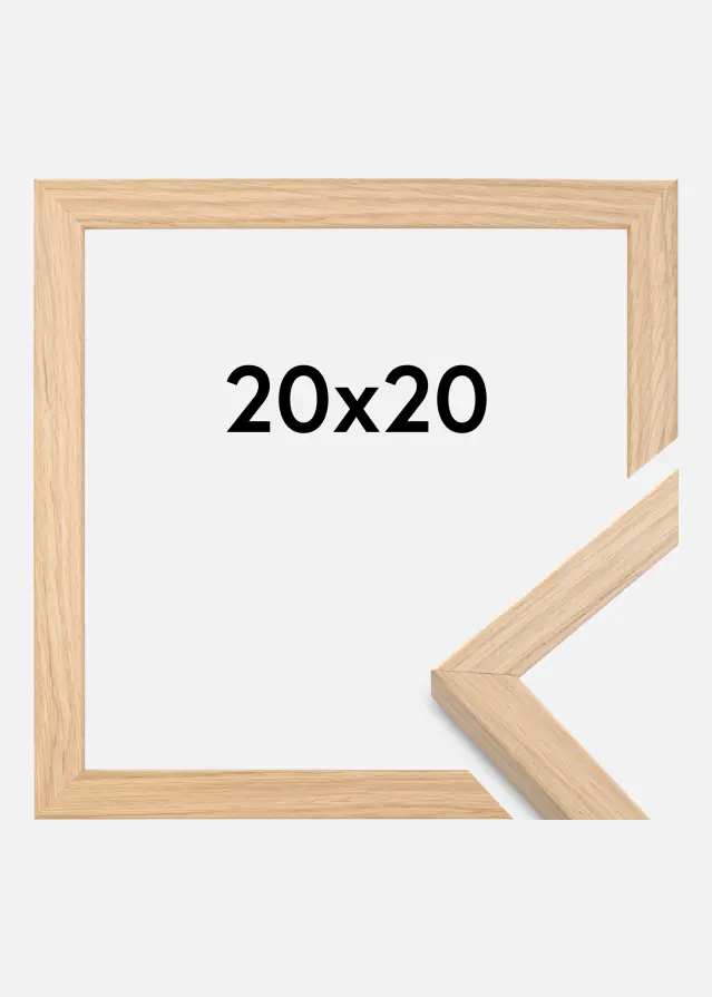 Moldura Grimsåker Vidro acrílico Carvalho 20x20 cm