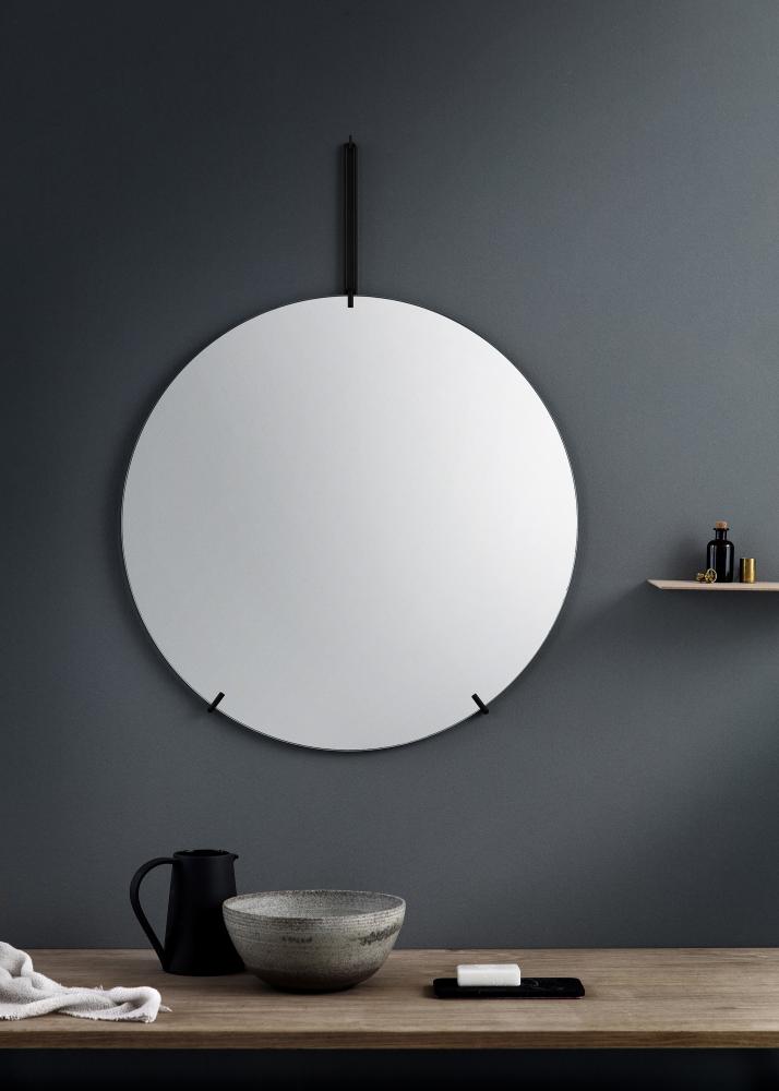 Moebe Wall Mirror Svart 50 cm Ø