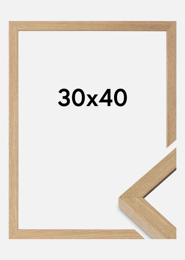 Moldura Hermes Vidro acrílico Natural Oak 30x40 cm