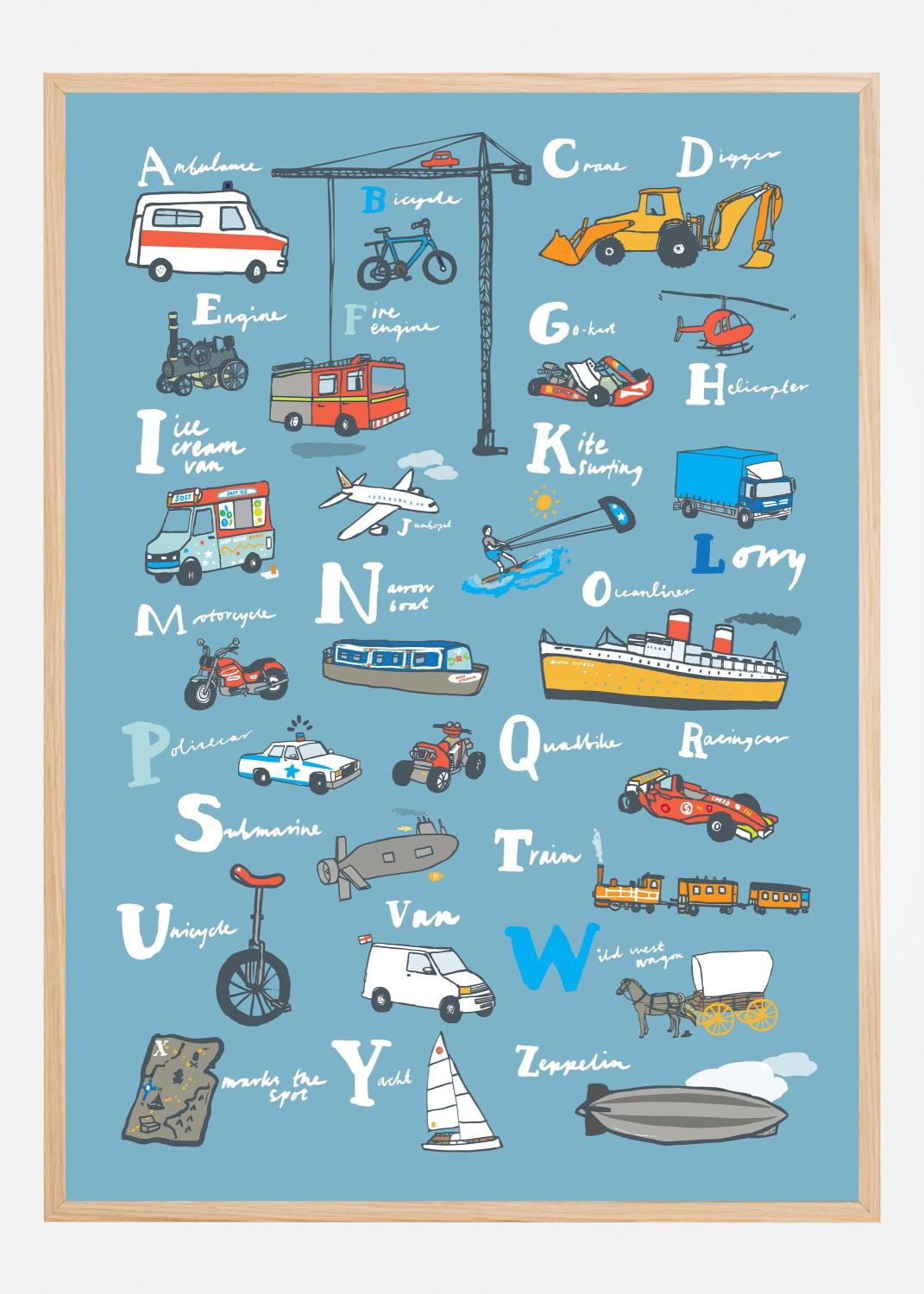 Product Image for Abc Transport Póster (21x29.7 cm (A4))
