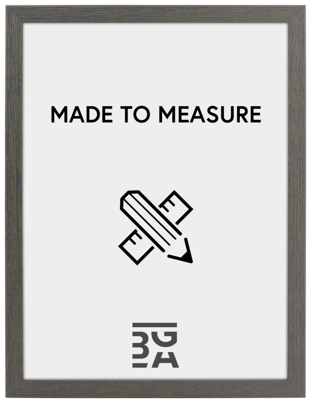 Moldura Bétulaö - Cinzento nervurado - Tamanho personalizável