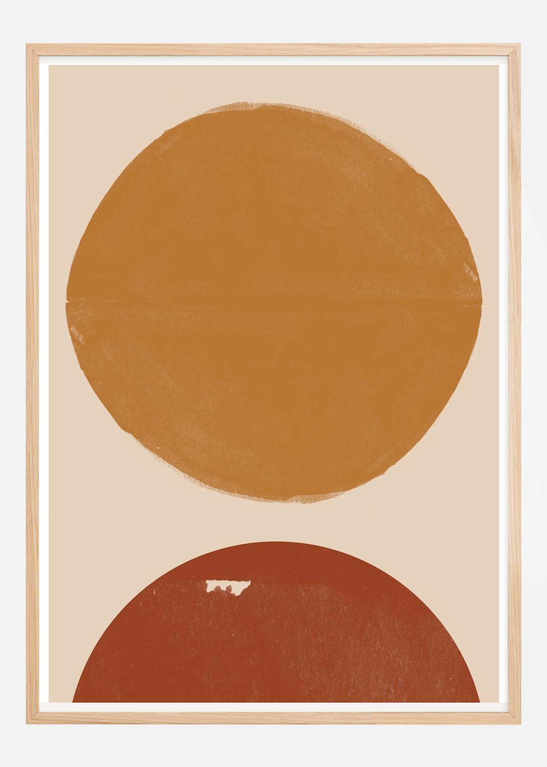 Product Image for Burn Cor de laranja Composition Póster (21x29.7 cm (A4))
