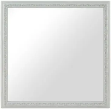 Espelho Nostalgia Branco 45x45 cm