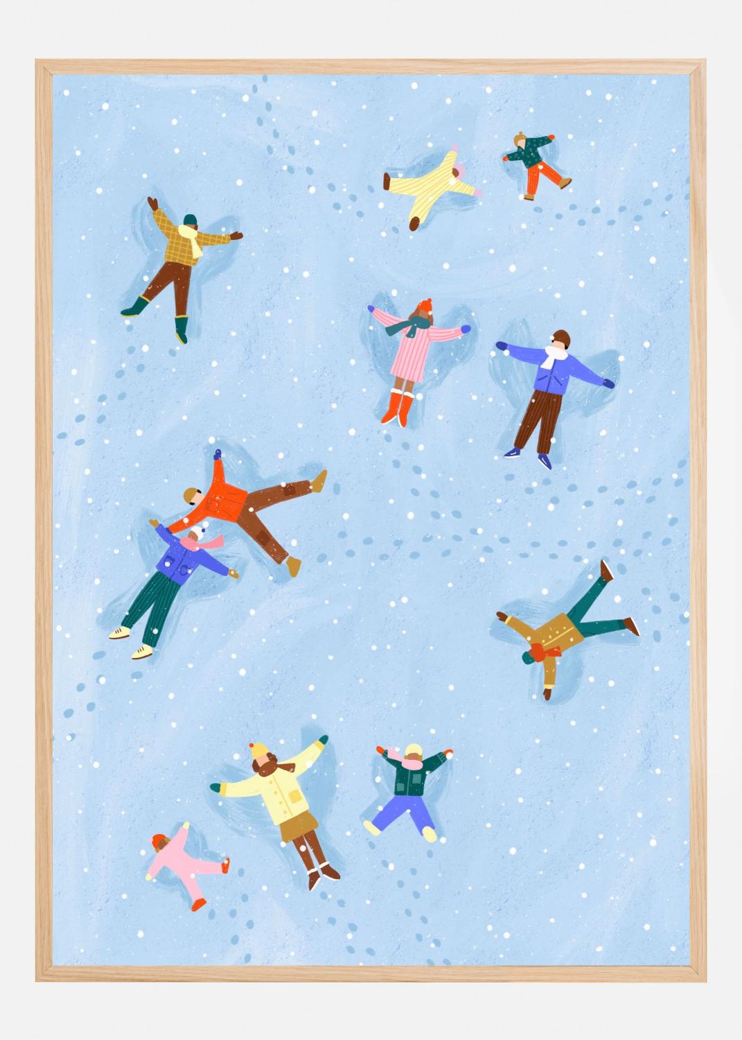 Product Image for Snow Angels Póster (30x40 cm)