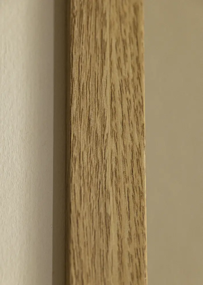 Moldura Selection Carvalho 50x70 cm - Passe-partout Branco 42x59,4 cm (A2)