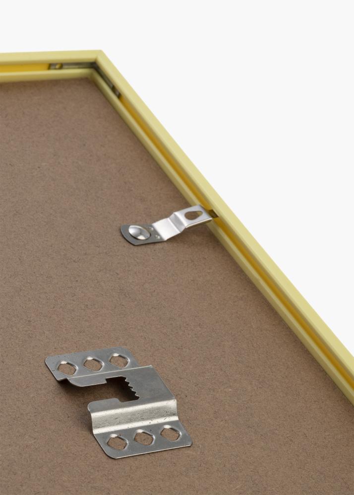 Moldura New Lifestyle Amarelo-claro 50x70 cm - Passe-partout Preto 16x24 inches