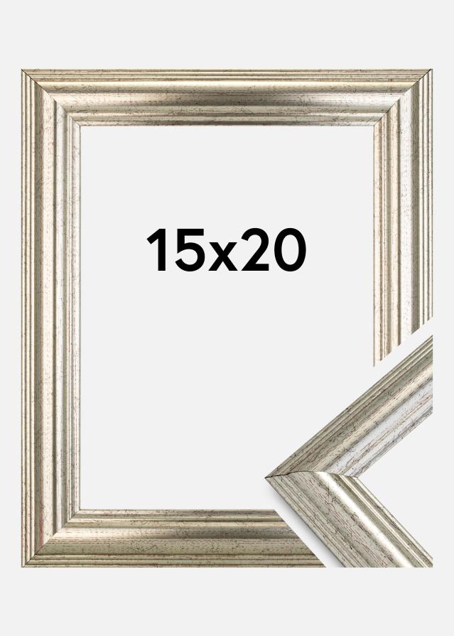 Moldura Västkusten Prateado 15x20 cm