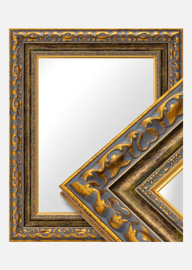 Espelho Muskö Dourado - Tamanho personalizável